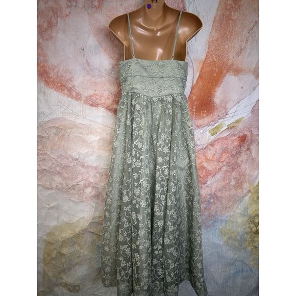 Anthropologie BHLDN Isadora Organza Midi Dress - Picture 8 of 9